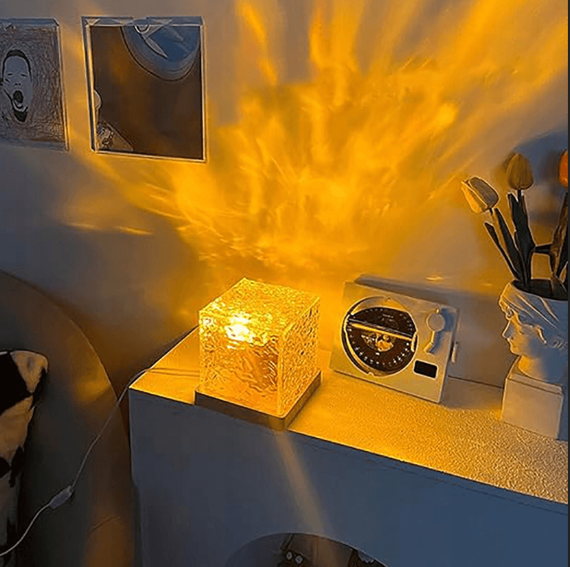 Projektor Zorzy Polarnej LED z Pilotem – Zanurz się w Spokoju, Oświetl Swoje Wnętrze Marzeniem ✨ 16 Kolorów, Atmosfera, Która Uzależnia
