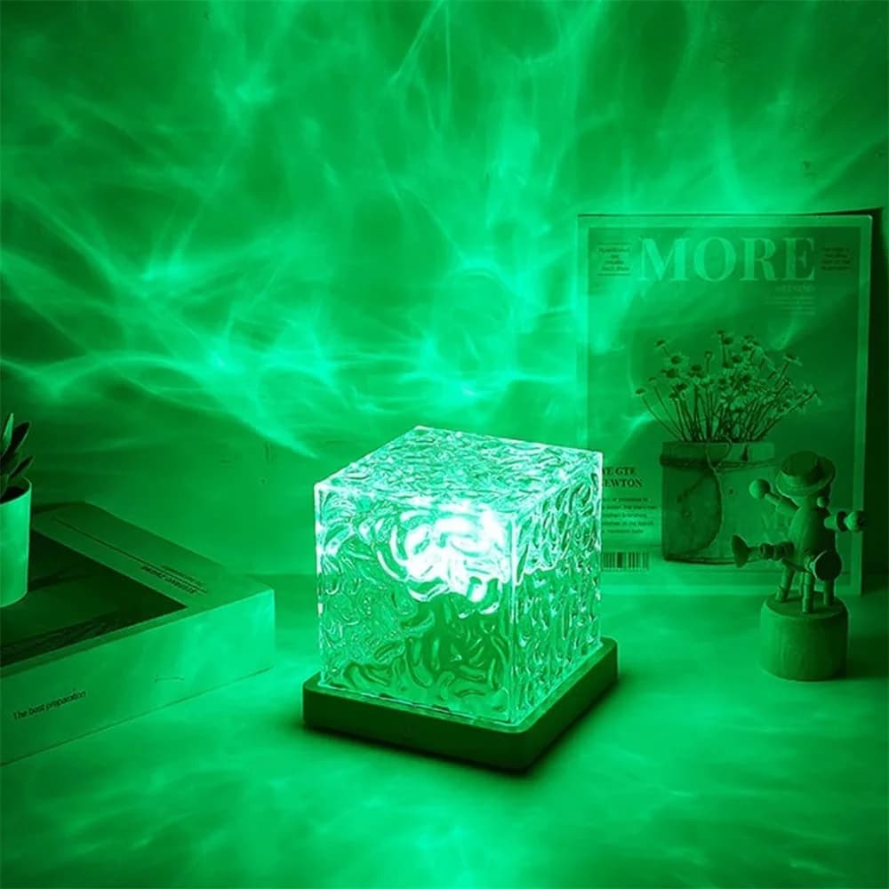 Projektor Zorzy Polarnej LED z Pilotem – Zanurz się w Spokoju, Oświetl Swoje Wnętrze Marzeniem ✨ 16 Kolorów, Atmosfera, Która Uzależnia